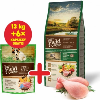 Sam's Field Junior Large Chicken & Potato 13 kg – Zbozi.Blesk.cz