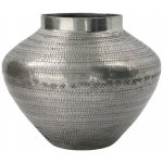 Hliniková dekorativní váza House Doctor Arti Antique silver | stříbrná – Hledejceny.cz