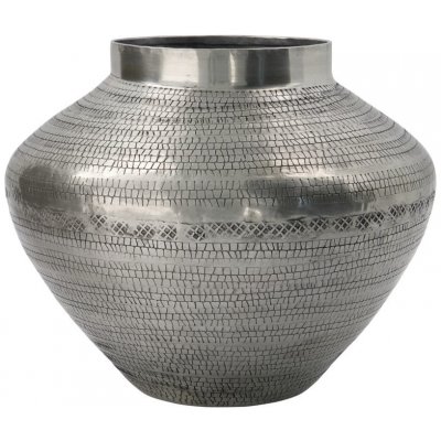 Hliniková dekorativní váza House Doctor Arti Antique silver | stříbrná – Hledejceny.cz