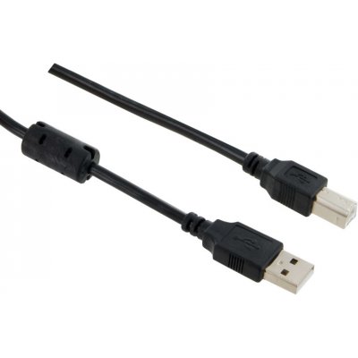 4World 05351 USB 2.0, A-B, 1,8m, černý – Zboží Mobilmania