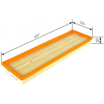 Vzduchový filtr BOSCH F 026 400 478 – Hledejceny.cz