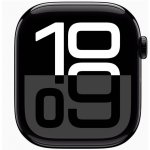 Apple Watch Series 10 46mm Cellular klavírně černý hliník s inkoustově fialovým provlékacím řemínkem MWY53QC/A – Zboží Živě