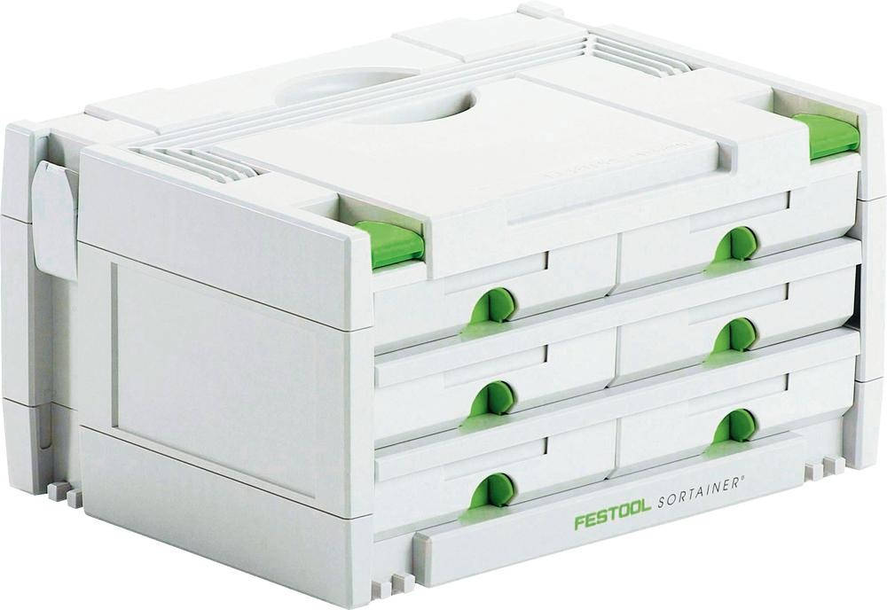 Festool Systainer sortainer SYS 3-Sort 6 zásuvek