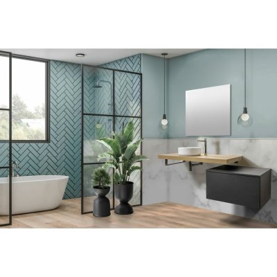 Mereo Ponte koupelnová deska pod umyvadlo 120 cm dub Riviera CN262DR – Zboží Dáma