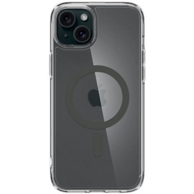 Spigen Ultra Hybrid MagFit s šedým MagSafe iPhone 15 Plus - čiré – Zboží Mobilmania