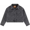 Kojenecký kabátek, bunda a vesta Levi's QUILTED TRUCKER JACKET Dětská riflová bunda šedá 3EL097