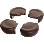 Impol Trade pěnové krytky na rohy zaoblené PCR1349P 4ks hnědé rozměr 9 x 4 cm – Sleviste.cz