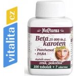 MedPharma Beta karot.25 000 m.j.Panth.+ Paba 37 kapslí – Hledejceny.cz