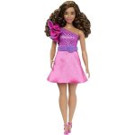 Barbie Modelka lesklé šaty s volánkem HRH22 – Zboží Dáma