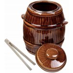 DURAmat Keramický soudek s poklicí,- farmařský 5l – Zboží Dáma