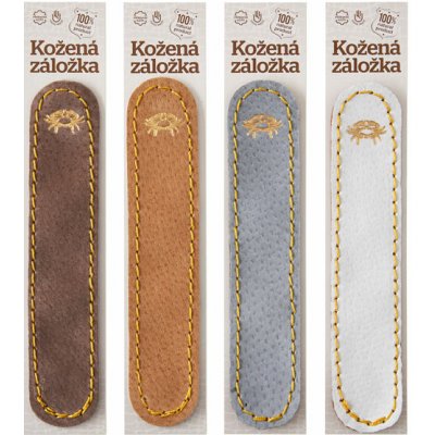 Rak - kožená záložka do knihy Barva kůže: Hnědá semiš (D32), – Hledejceny.cz