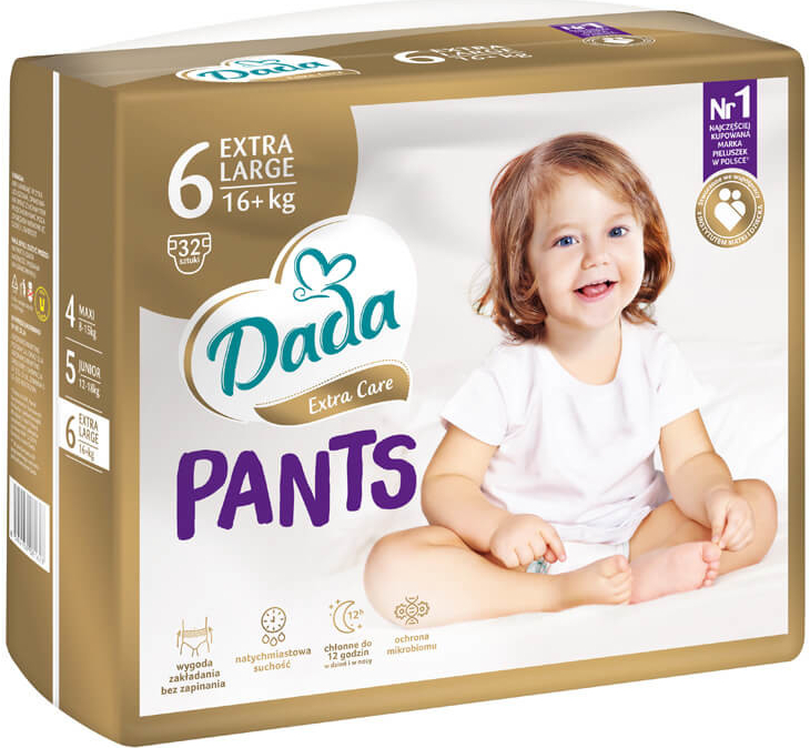 DadaExtra Care Pants 6 16+kg 32 ks