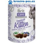 Brit Care Snack Superfruits Kitten s kuřetem, kokosem a borůvkou 100 g – Zbozi.Blesk.cz