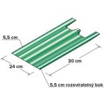 Taška HDPE 4kg zelenobílá 100 ks – Zboží Mobilmania