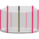 Aga ochranná síť 305 cm na 6 tyčí černá síť/růžová – Zboží Dáma