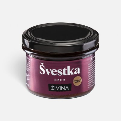 Živina Džem Švestka s perníkovým kořením 220 g – Zboží Dáma