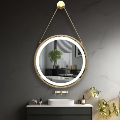 IREDA Koupelnové zrcadlo s LED osvětlením 80 cm 95805 – Hledejceny.cz