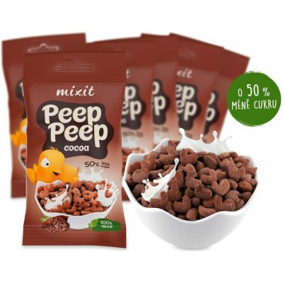 Mixit s.r.o. Cereálie do kapsy peep peep kakao 25 g – Sleviste.cz