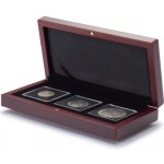 LEUCHTTURM QUADRUM Etue VOLTERRA na mince v bublinkách mahagonové Počet kapes 3 – Zboží Mobilmania