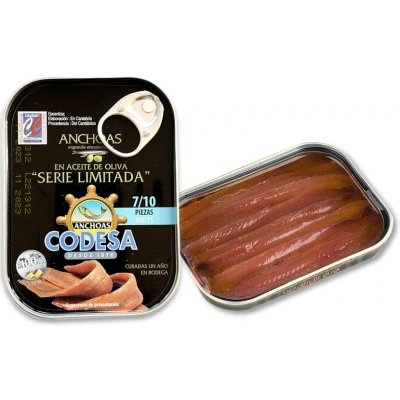 Codesa Anchoas Ančovičky kantabrijské v olivovém oleji Limitada 55 g – Hledejceny.cz