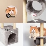 Pets Collection Škrabadlo od Mr. Pretzel BobCat 30 x 30 x 92 cm – Hledejceny.cz