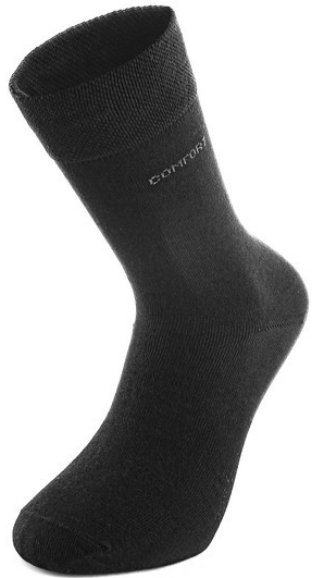 CXS Antibakteriální ponožky COMFORT černé