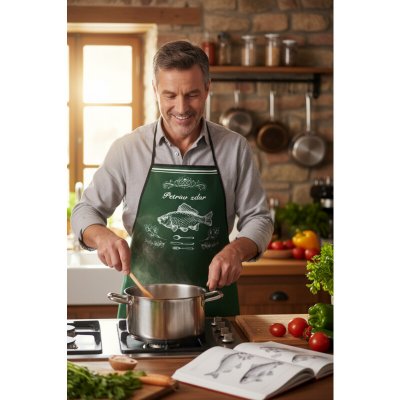 Zástěra Petrův zdar zelená – Zboží Mobilmania