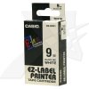 Etiketa Casio černý tisk/bílý podklad, 8m, 9mm XR-9WE1