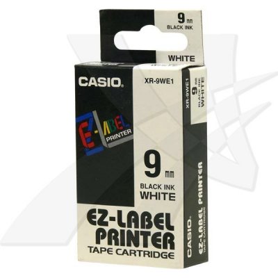 Casio černý tisk/bílý podklad, 8m, 9mm XR-9WE1 – Hledejceny.cz