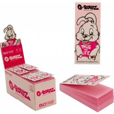 G-Rollz trhací filtry thug for life růžové 50 ks – Zboží Dáma