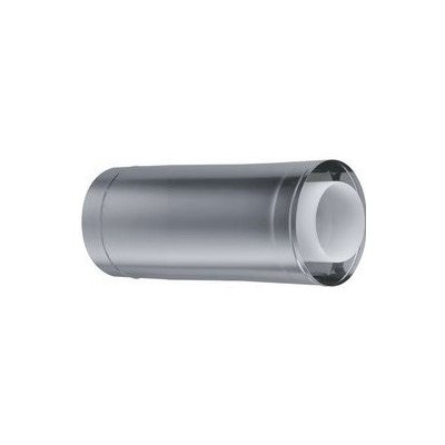 BUDERUS trubka koncentrická DN80/125- 500mm, plast/nerez ocel