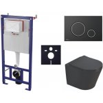 Závěsný WC set SAT do lehkých stěn / předstěnová montáž + WC SAT Infinitio SIKOSSINB78K – Sleviste.cz