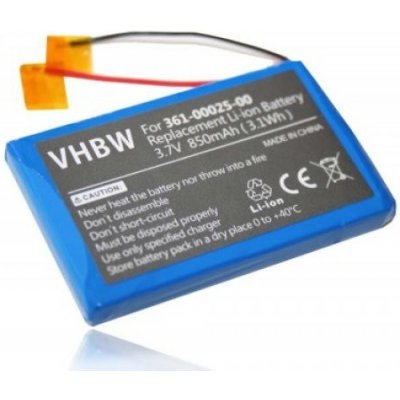 VHBW Baterie pro Garmin Edge 305, 850 mAh - neoriginální – Sleviste.cz