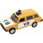 Teddies Policejní auto VB combi kov/plast 11,5cm na zpětné natažení na baterie se zvukem – Hledejceny.cz