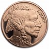 Sportovní medaile 9Fine Mint Měděná mince Buffalo Bison 1 Oz