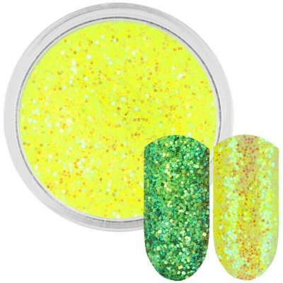 Rossart Neonově žluté třpytky 0,4 mm 3 ml – Hledejceny.cz