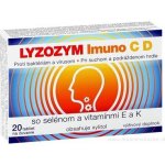 LYZOZYM Imuno C D se selénem a vitamíny E a K 20 žvýkacích tablet – Hledejceny.cz