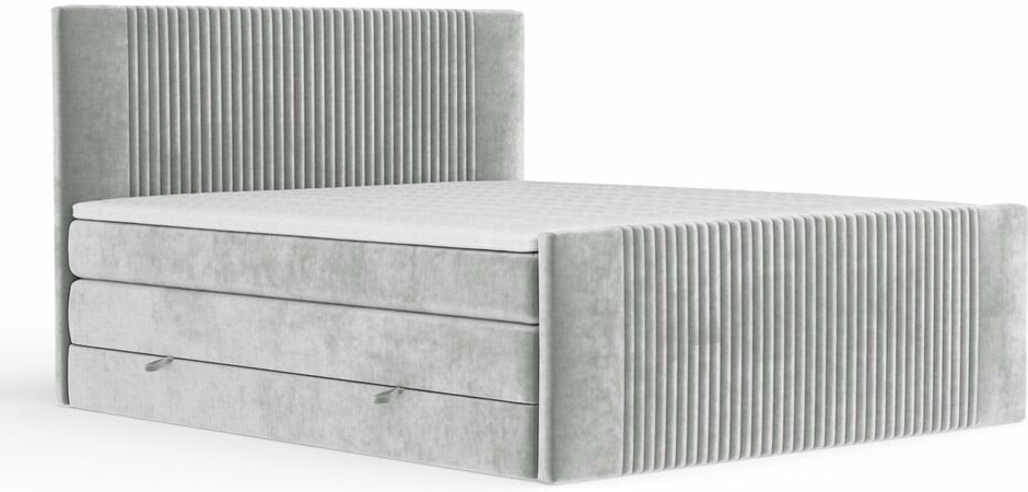 Maison de Rêve Bergamo boxspring light / šedá