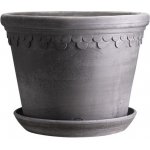 Květináč Kobenhavner s podmiskou Raw Grey 30 cm Bergs Potter – Hledejceny.cz