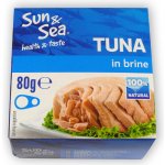 Sun & Sea Tuňák ve vlastní šťávě 80 g – Zboží Mobilmania