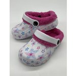 Fashion dívčí zateplené kroksy růžové – Zboží Dáma