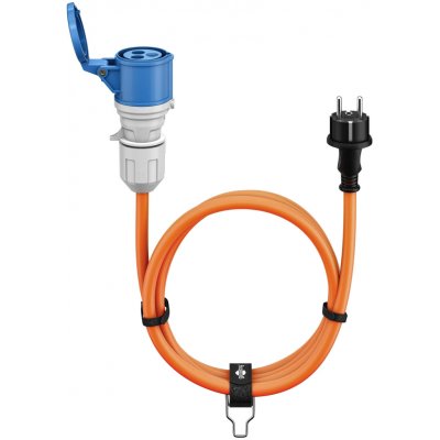 goobay Kabel síťový CEE 7/7(M) - IEC60309 (F), 16A, 5m, oranžový (76219) - 19.92.0076 – Zboží Živě
