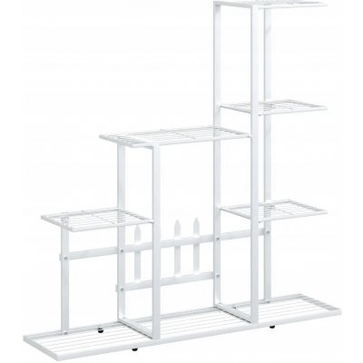 HangarStore Stojan na rostliny 336113 bílý kov – Zboží Dáma
