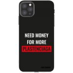 Picasee silikonový průhledný obal pro Apple iPhone 11 Pro Max - More PLASTENCIAGA – Zboží Mobilmania