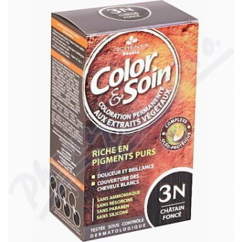 Color & Soin barva na vlasy 3N tmavě hnědá 135 ml