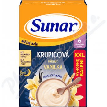 Sunar Ml.krupic.kaše Vanilka na dobrou noc 340 g