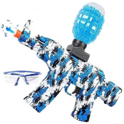 Mobilly Sunny Blaster AKM pistole na vodní gelové kuličky s příslušenstvím modrá – Zboží Dáma Mobilly Sunny Blaster AKM pistole na vodní gelové kuličky s příslušenstvím modrá – Zboží Dáma