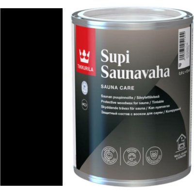Tikkurila Supi Sauna Wax Saunavaha 1 l Black – Hledejceny.cz