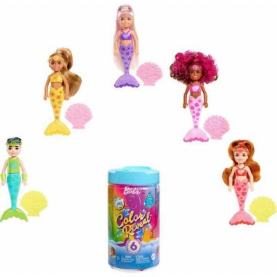 Barbie Color Reveal Chelsea duhová mořská panna – Zboží Mobilmania