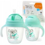 BabyOno nekapající hrneček se zatíženým brčkem 240 ml mátová – Zboží Dáma
